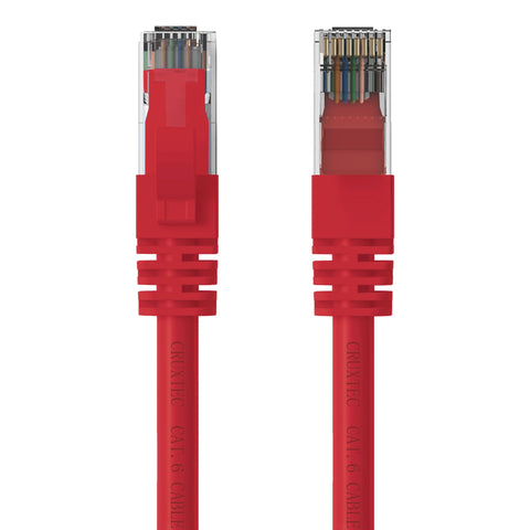 Cruxtec CAT6 UTP 10GbE Ethernet Cable (Red 5m) image