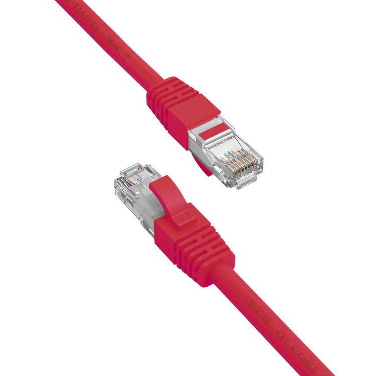 Cruxtec CAT6 UTP 10GbE Ethernet Cable (Red 15m) image