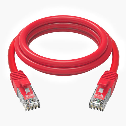 Cruxtec CAT6 UTP 10GbE Ethernet Cable (Red 2m) image