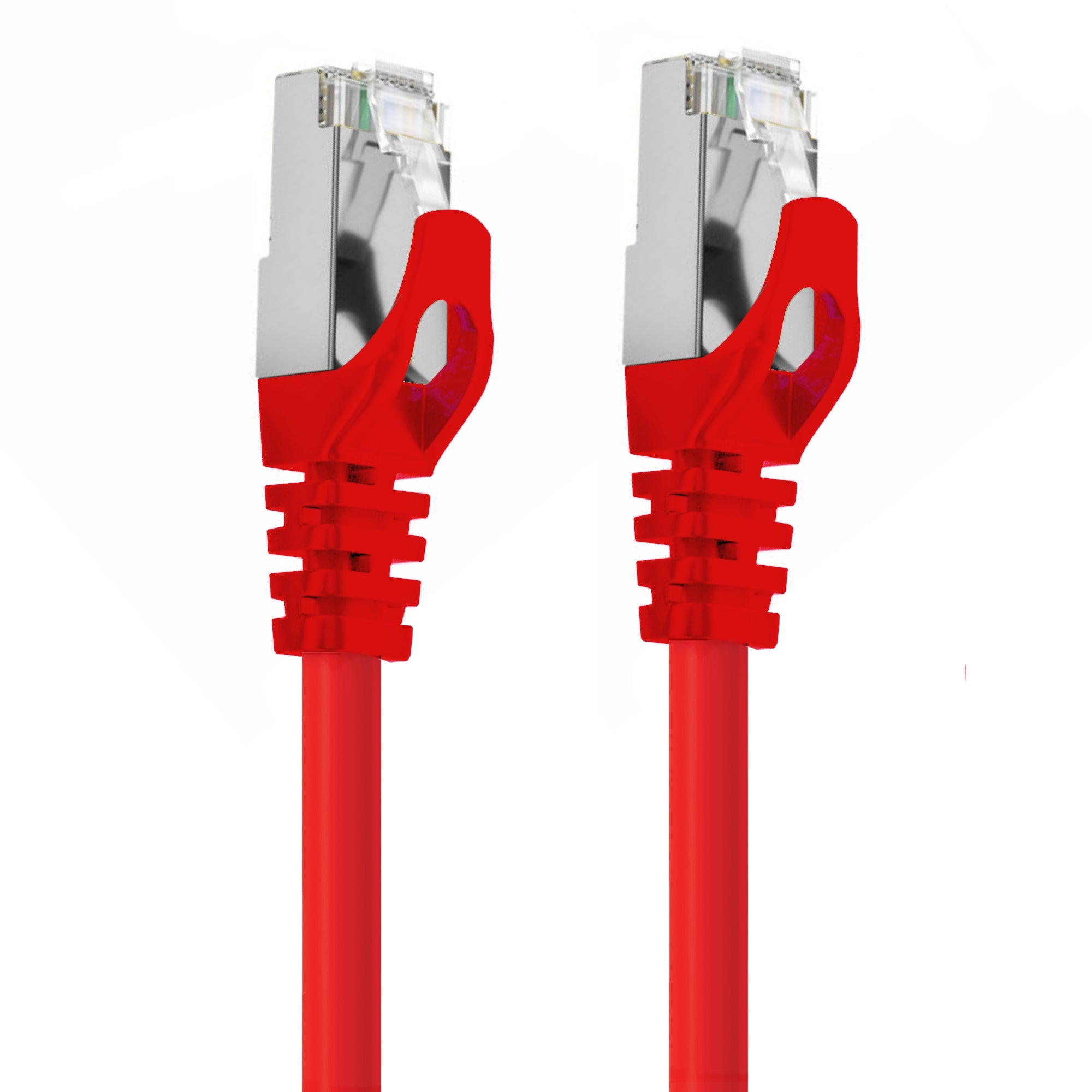 Cruxtec CAT7 SF/FTP 10GbE Shielded Ethernet Cable (Red 50m) image