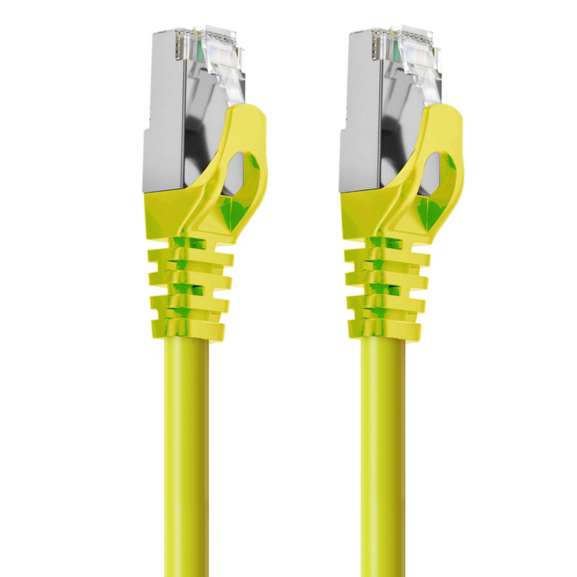 Cruxtec CAT7 SF/FTP 10GbE Shielded Ethernet Cable (Yellow 20m) image