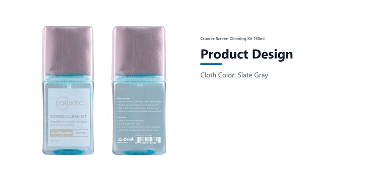 Cruxtec Screen Cleaning Kit 150ml product design detail image with verified product information
