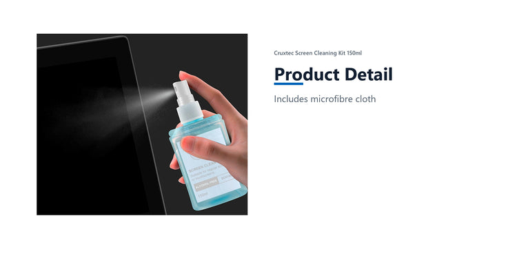 Cruxtec Screen Cleaning Kit 150ml product detail detail image with verified product information