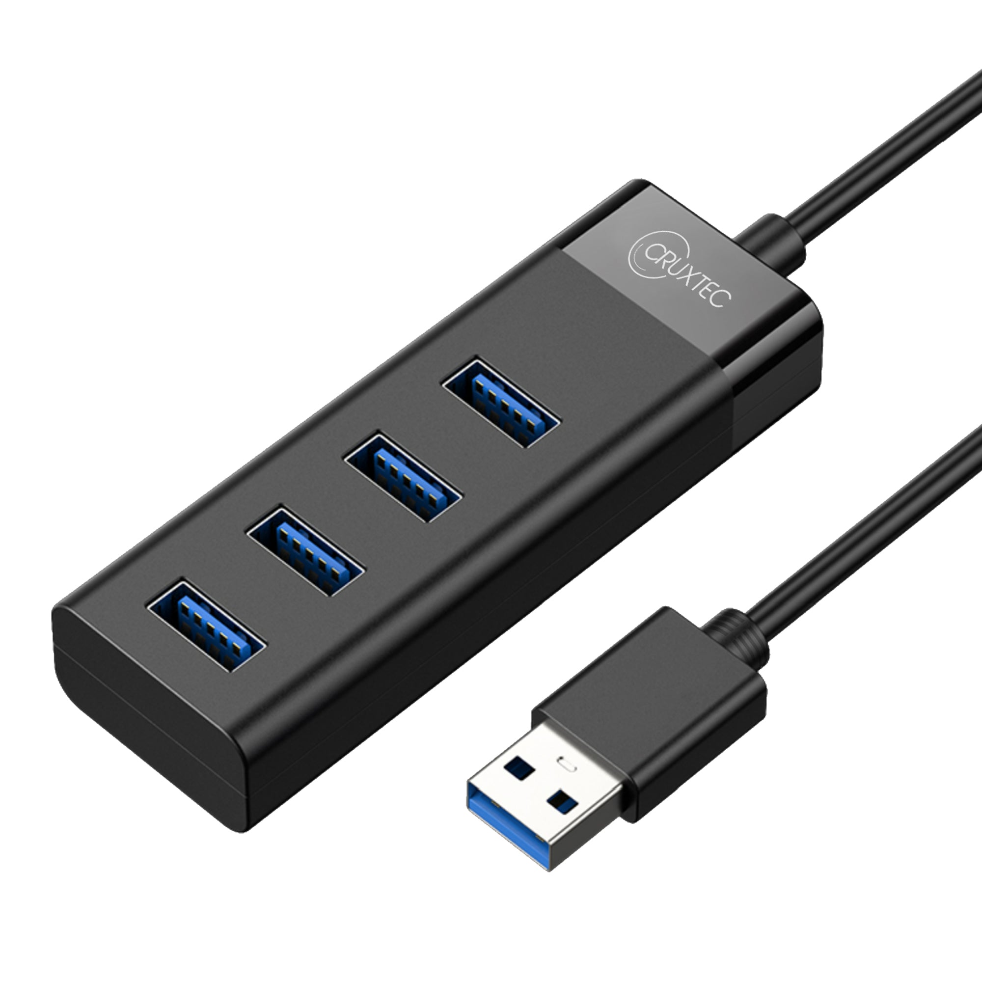 Cruxtec 4-Port High-Speed USB-A 3.0 Hub image