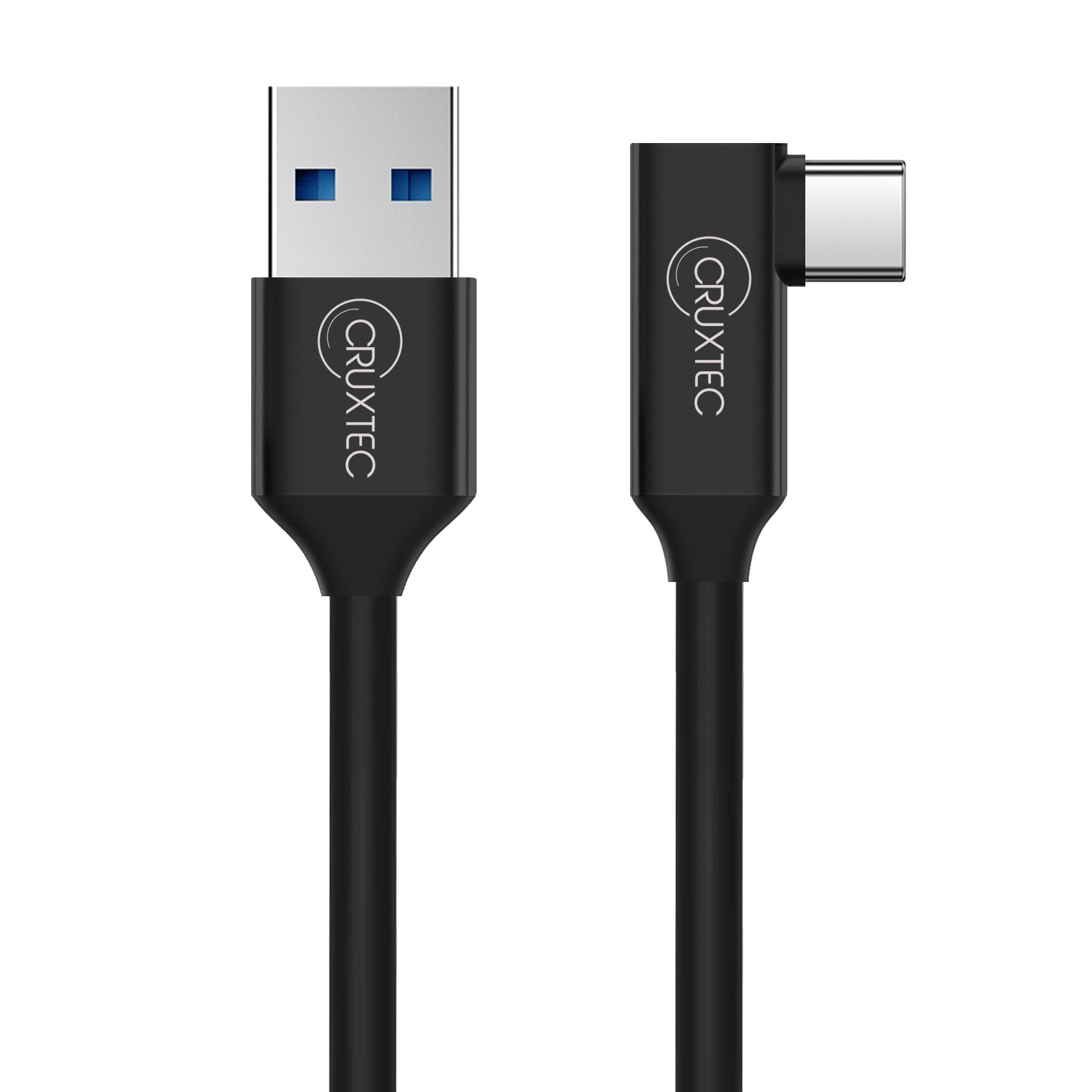 Cruxtec Right-Angle USB-A to USB-C VR Link Cable (Black 5m) image