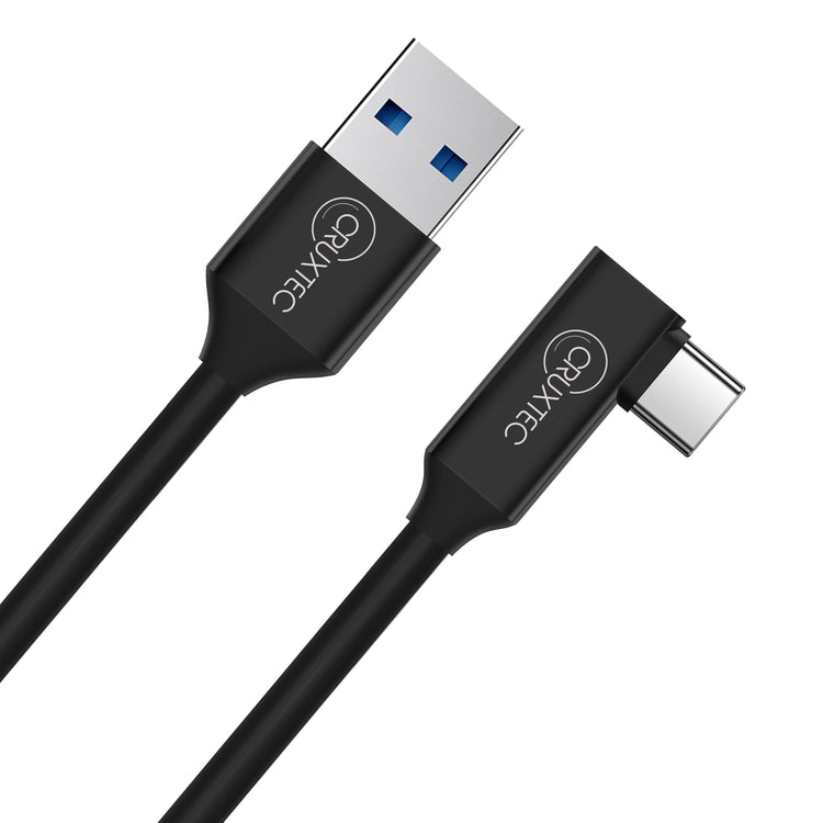 Cruxtec Right-Angle USB-A to USB-C VR Link Cable (Black 3m) image