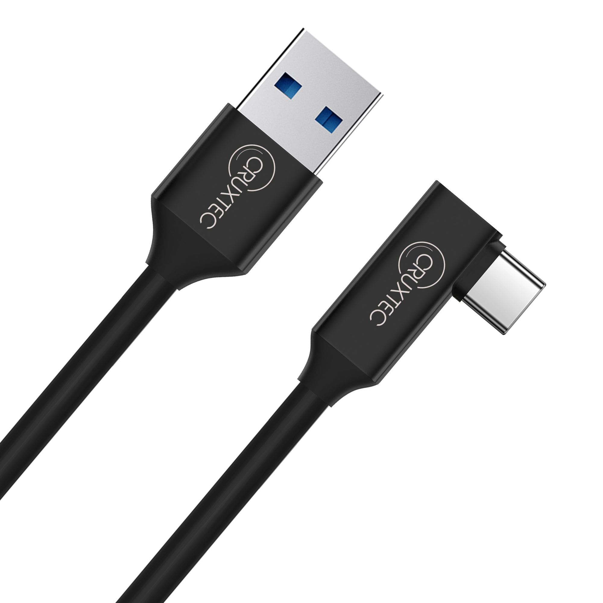 Cruxtec Right-Angle USB-A to USB-C VR Link Cable (Black 5m) image
