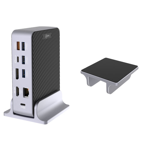 Cruxtec USB-C to DisplayPort Cable 8K@30Hz (Metallic Gray + Black 1m) image