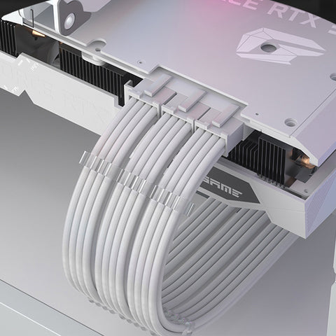 Cruxtec A-TX 24Pin Male to 24Pin Female Cable (White 30cm) image